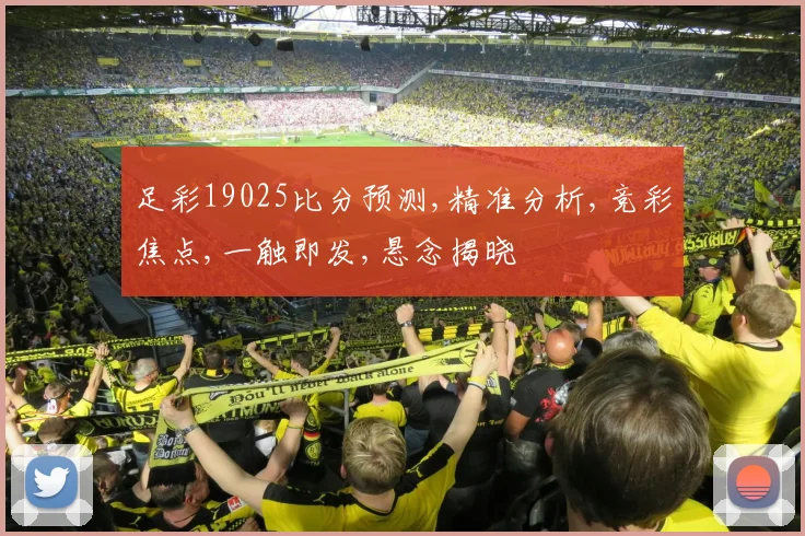 足彩19025比分预测,精准分析,竞彩焦点,一触即发,悬念揭晓